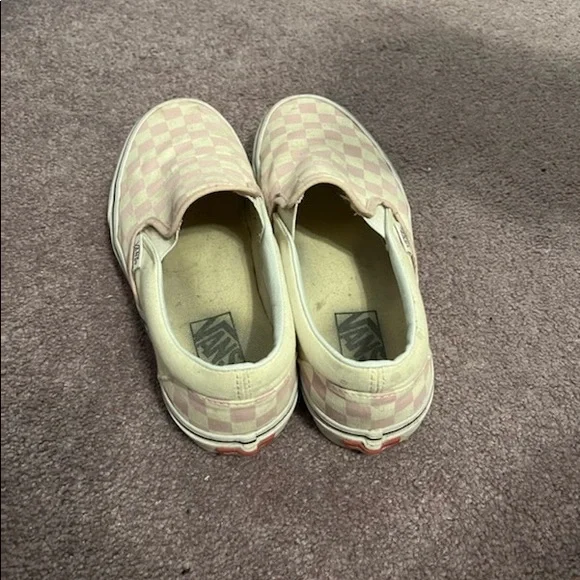 Pink Checkered Vans - Picture 2 of 3